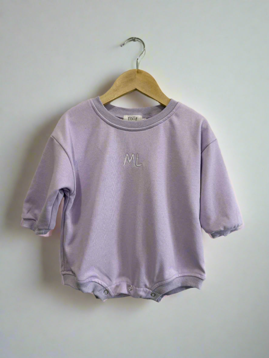 Long sleeve romper - Lilac