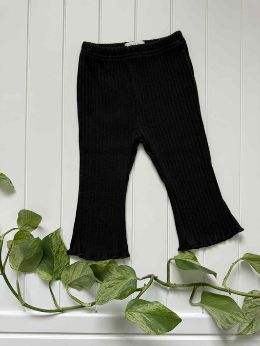 Flare Leggings - Black
