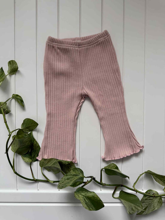 Flare Leggings - Dusty pink